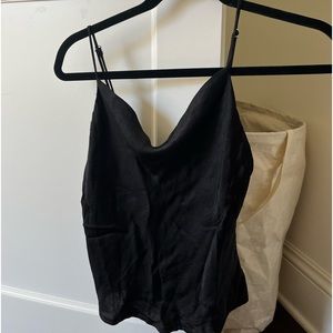 Zara Silk Satin Effect Tank Top